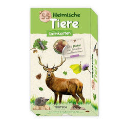 TROTSCH - Cartes d'apprentissage Animaux natifs Livres - Édition allemande