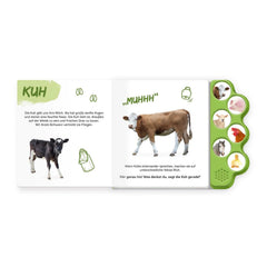 TRÖTSCH - Livre sonore Mon premier livre sonore Animaux de la ferme - Jouets éducatifs