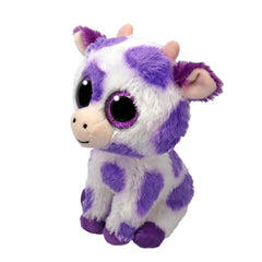 TY - Beanie Boos Ethel purple spotted cow 15 cm