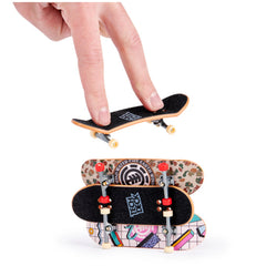 Tech Deck - Planche à doigts de 96 mm avec designs authentiques, pack de 4 - Assortiment