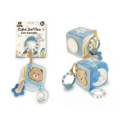 Teorema - Baby Activity Toys - GoGo Cubo Soffice - Soft Blue Sensory Cube 0+ Months