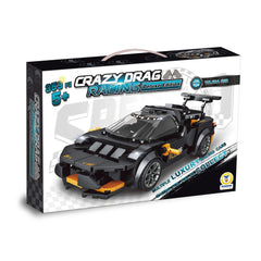 Teorema - Construction Set Toys - Vajra Sir Black Supercar - STEM Learning - 5 Yrs