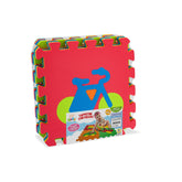 Teorema - Tapis d'éveil - Tapis de puzzle véhicule - Non toxique - 0M+