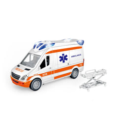 Teorema - Véhicules jouets - Ambulance à friction - 3 Ans+ - Éducatif