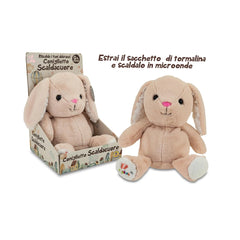 Teorema - Peluches - GOGO Lapin Chauffant - Peluche Micro-ondes - 0 Mois