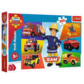 Trefl - Véhicules de Sam le Pompier - Puzzles - +5 - TRF16354