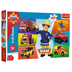 Trefl - Véhicules de Sam le Pompier - Puzzles - +5 - TRF16354