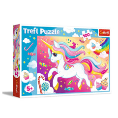 Trefl - Puzzle 100 Pièces - Beau Licorne - Puzzles - 5 - TRF16386