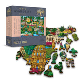 Trefl - Woodcraft French Alley - Puzzles - 14+ - TRF20142