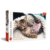 Trefl - Puzzle Chaton Joyeux - Puzzles - +14 - TRF10448