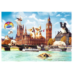 Trefl - Funny Cities : Dogs in London - Puzzles - 14+ - TRF10596