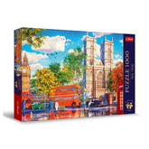 Trefl - Puzzle 1000 Pièces - Puzzles - 14 - Tea Time Vue de Londres - TRF10805