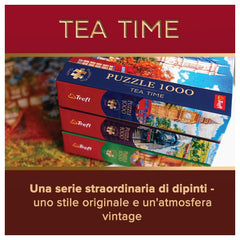 Trefl - Puzzle 1000 Pièces - Puzzles - 14+ - Monde des Oiseaux Tea Time - TRF10850