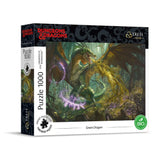 Trefl - Puzzle 1000 Pièces UFT - Dungeons & Dragons Le Dragon Vert - 14+ - TRF10758