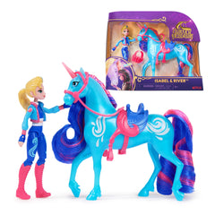 Unicorn Academy Ensemble de Figurines Isabel & River 30 cm