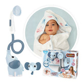 Yookidoo - Ensemble de Douche pour Bébé Éléphant - Jouets de Bain - 0 - 18 Mois - YKD40229