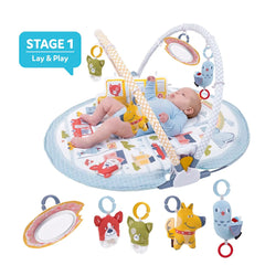 Yookidoo - Gymotion Urban Lay to Sit - Up Playmat - 0 Mois+ - Tapis de Jeu & Gym