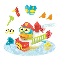 Yookidoo - Jet Duck Crée un Pompier Jouet de Bain - Jouets de Bain - 2 - 6 Ans - YKD40172