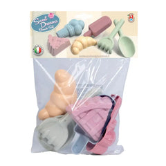 Androni - Jouets de plage - Ensemble Sweets Dreams - 6 moules à sable - 10+ mois