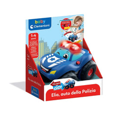Baby-Clementoni - Elia-Véhicule de Police - Jouets d'Activité pour Bébé