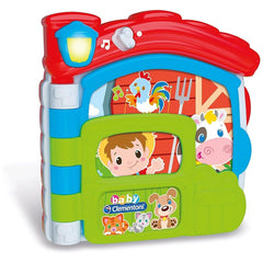 Baby-Clementoni - Mon Premier Livre de Ferme - Jouets d'Activité pour Bébé