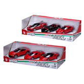 BBurago - Race Play Ferrari 3 Car Gift Pack Set 143 Die Cast Play Vehicles