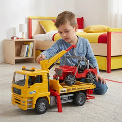 Bruder - Man Tga Breakdown Truck With Cross Country Vehicle - Play Vehicle