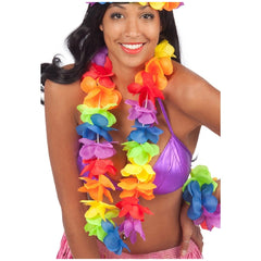 Carnival Toys - Collier de Fleurs Colorées d'Hawaï pour Enfants - Costumes Amusants et Jeux de Rôle