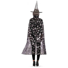 Carnival Toys - Enchanting Witch Costume Set With 120 Cm Cloak And Hat For Imaginative Play - Pretend Professions And Role Playing