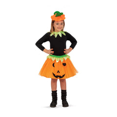 Carnival Toys - Little Pumpkin Dress Up Set For Girls With Skirt Headband And Collar - Pretend Professions And Role Playing