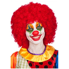 Carnival Toys - Perruque Rouge avec Longues Boucles pour S'amuser à Se Déguiser et Jouer de Manière Imaginative - Professions Imaginaires et Jeux de Rôle