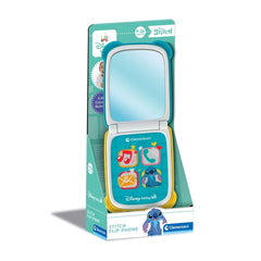 Clementoni - Disney-Stitch-Flip-Phone - Jouets d'activité pour bébés