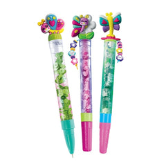 Clementoni - IDEA Créez Vos Stylos Merveilleux Papillons - Loisirs Créatifs