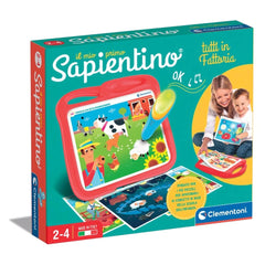 Clementoni - Il Mio Primo Sapientino Tous à la Ferme Jouets d'Activité pour Bébé - Édition Italienne