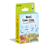 Clementoni - Jeux de cartes Nomi Cose Città - Édition italienne