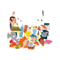 Clementoni - Nomi Cose Città Jeux de Cartes - Édition Italienne