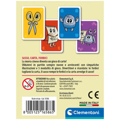 Clementoni - Pierre-Papier-Ciseaux - Jeux de Cartes