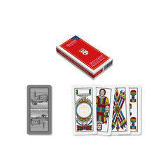 Dal Negro Trevisane Pro cards in a red matte cardboard case with white and gold text, featuring various card designs inside.