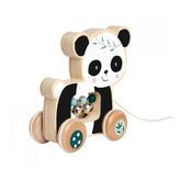 Eichhorn - Animal à tirer en bois Panda - Jouets à pousser et à tirer
