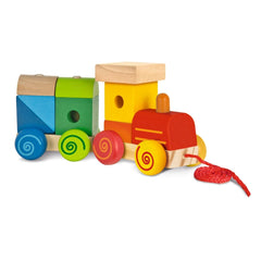 Eichhorn - Wooden Train - 11 Pcs - Push & Pull Toys - Push & Pull Toys