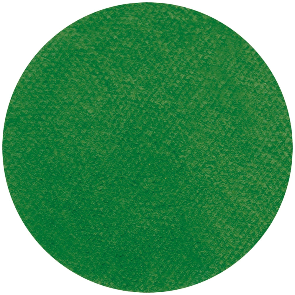 Profi-Aqua-Make-up in emerald green, featuring a smooth, glossy circular surface centered in the image.