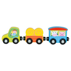 Gollness - Pepes Tractor With Magnetic Couplings - Toy Trains & Train Sets