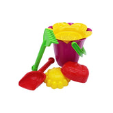 Gowi - Flower Bucket Set - 6 Pieces - Beach & Sand Toys