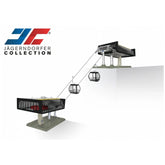 JAGERNDORFER D-Line Profiset featuring a black ski lift from the Jagerndorf Collection, displayed in a centered front view.