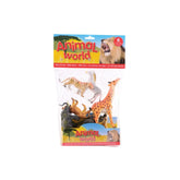 Johntoy - Animaux Sauvages du Monde Pack de 6 - Figurines d'Action et de Jouets