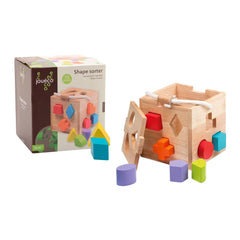 Johntoy - Ensemble de tri de formes en bois - Jouets d'activité pour bébé