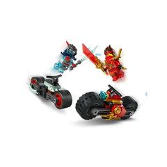 LEGO - La course de vitesse de la moto de Kai - Figurines d'action et de jouets