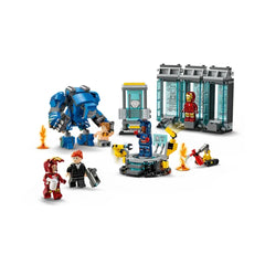 Lego - Marvel Super Heroes - Le Laboratoire d'Iron Man : Salle d'Armure - Ensemble de Construction Jouets