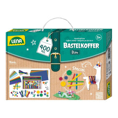 Lena - Boîte d'artisanat bleue - Arts et métiers