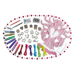 Lena - Ensemble de bijoux en métal avec cristaux et gemmes - Loisirs créatifs